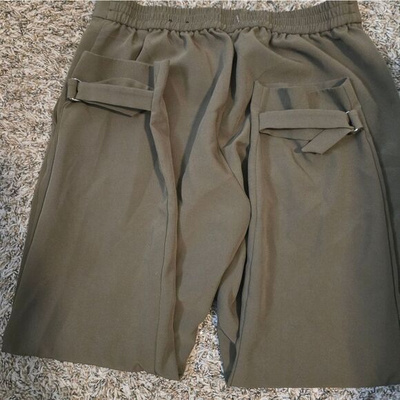 Express Green Chinos Relaxed Fit Cotton Blend - Picture 3 of 6